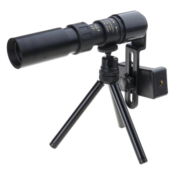 Waterproof Monocular with Smartphone Adapter Tripod Suit for Camping Hiking Bird