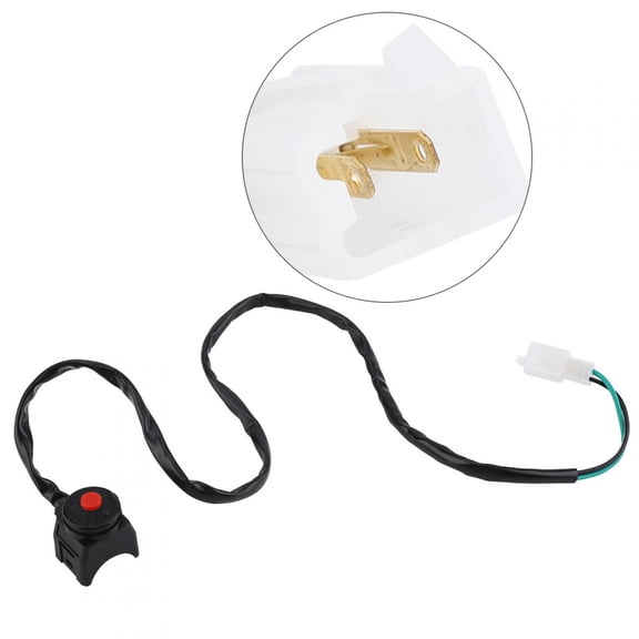 Waterproof Motorcycle Handlebar Switch, 22mm, Engine Start, Horn, Light Control, Reliable