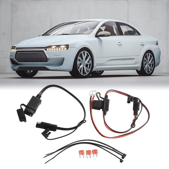 Waterproof Motorcycle SAE to USB Cable Adapter Kit for Phone GPS Camera Auto Accessories