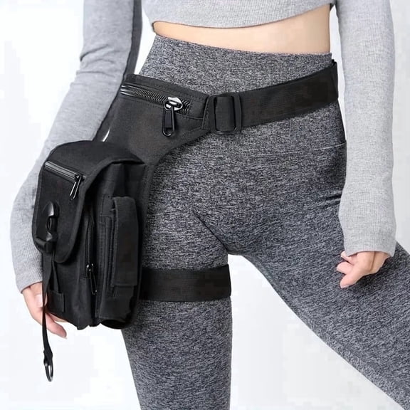 Chrisdien Deny Adjustable Waterproof Thigh Leg Bag for Motorcycle Riding, Cycling, & Daily Outdoor Travel