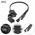 thumbnail image 1 of Waterproof Motorcycle USB Charger Kit SAE to USB Adapter Cable Charger, 1 of 9