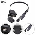 thumbnail image 1 of Waterproof Motorcycle Usb Charger Kit Sae to Usb Adapter Cable Charger, 1 of 1