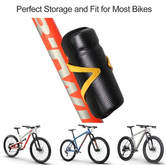 Waterproof Mountain Bike Repair Kit Tool Storage Bag for Cycling Maintenance Pack Box Black