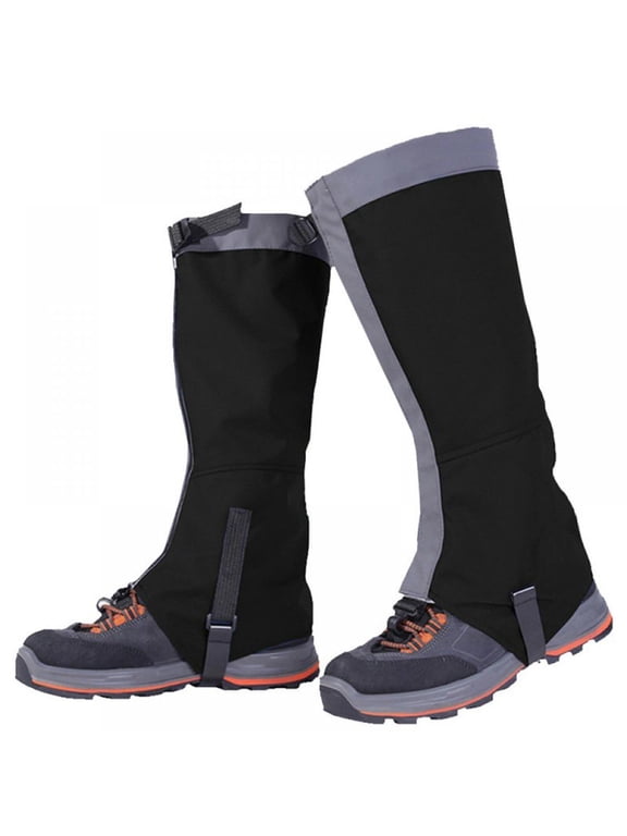 Waterproof Mountain Hiking Hunting Boot Gaiters Snow Snake High Leg Shoes Cover,3 Colors