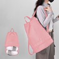 thumbnail image 1 of Waterproof Multi-Layer Sports Backpack | Wet Dry Separation, Shoe Compartment, Lightweight Polyester, 16" Beach Swim Gym Travel Bag | Pink, Adjustable Straps, Durable Storage, 1 of 7