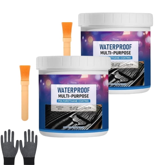 Waterproof Multi-Purpose Polyurethane Coating - Multifunctional Waterproof Sealant Gel for Bathroom,Roofs,Walls,Indoor & Outdoor