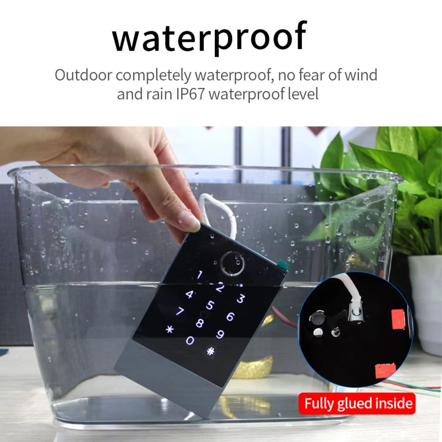 Waterproof NFC G2 IP67 13.56Mhz RFID Door Access Control System Kit ...