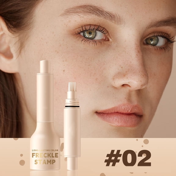 Waterproof Natural Freckle Pen for Face - Realistic Freckle Stamp, Long-Lasting & Sweat-Proof Freckle Makeup, Easy Application Freckle Simulator