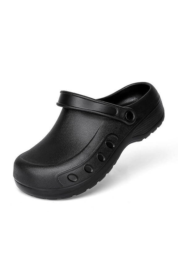 Waterproof Non Slip Chef Shoes for Men - Lightweight Oil Water Resistant Slip Nursing Clogs Chef Shoes Professional Safety Working Shoes for Kitchen Garden Construction Medical Shoes