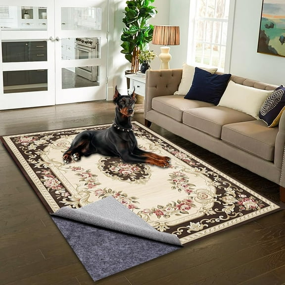 Waterproof Non-Slip Rug Pad 9 ft x 12 ft Rectangular 1/8 Inch Thick Felt Floor Protection