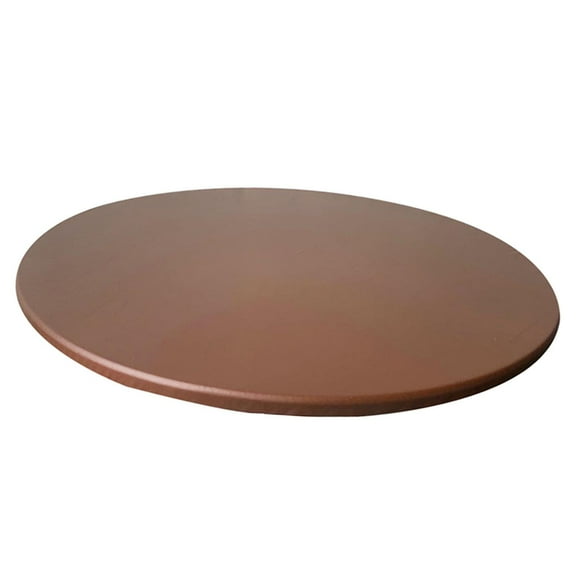 Waterproof Non-slip Round Fitted Tablecloth Table Cover Cloth 120cm Coffee