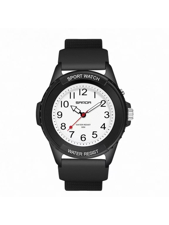 Waterproof Nurse Watch for Medical Professionals Students Women Men, Night Light, 12/24 Hour Military Time Easy to Read Dial, Second Hand Watch for Nursing Day Gifts