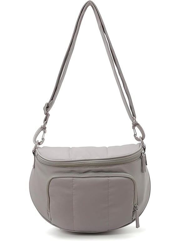 Waterproof Nylon Bum Bag, Lightweight Crossbody Fanny Pack for Women, Casual Travel Shoulder Bag with Adjustable Strap, Mini Purse for Daily Use (Multiple Colors)