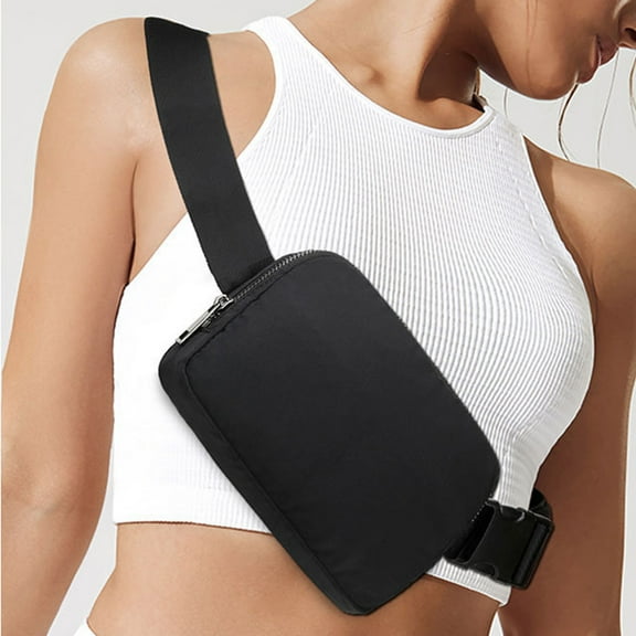 Waterproof Nylon Chest Bag | Unisex Crossbody Messenger Bag | Outdoor Sports Running Waist Pack | Adjustable Strap for Men & Women