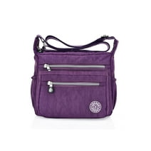 Waterproof Nylon Crossbody Handbag Large Capacity Messenger Satchel Shoulder Bag for Women Girls