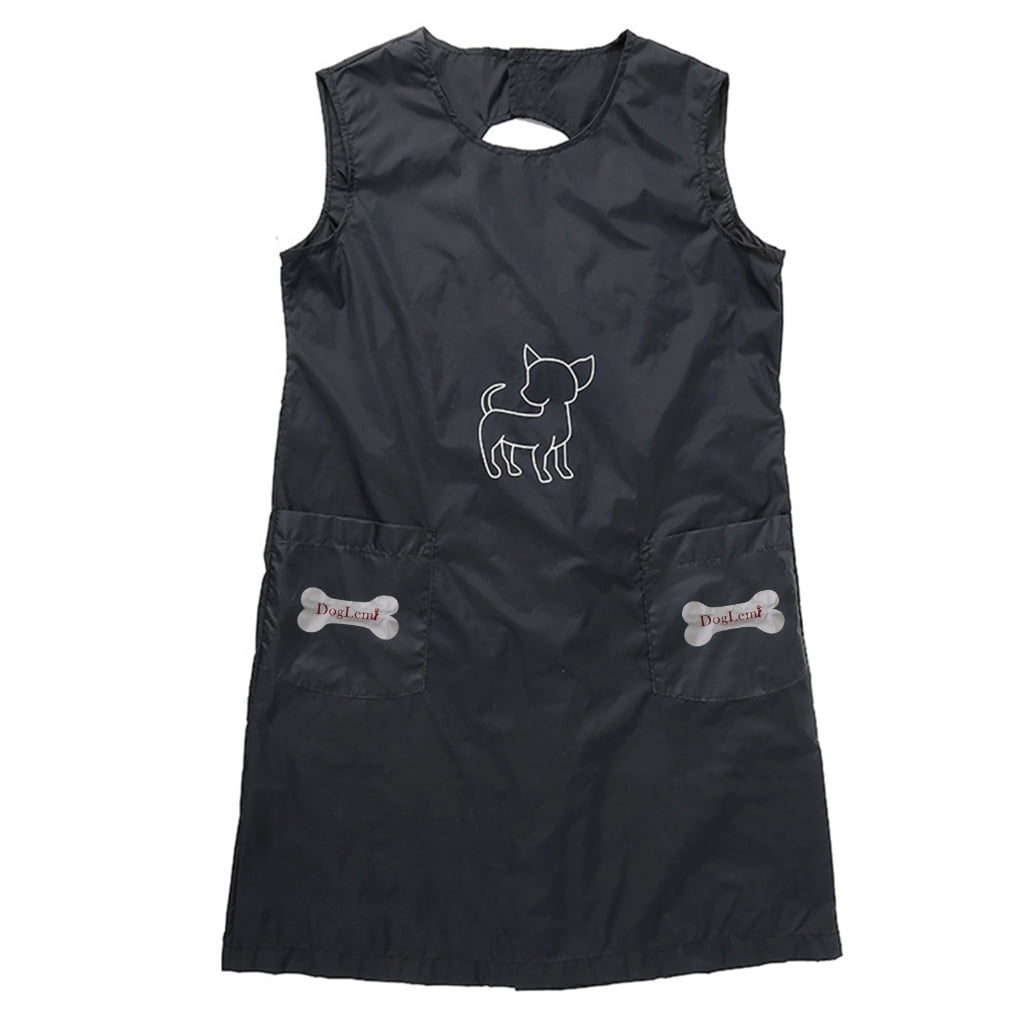 Waterproof Nylon Pet Grooming Apron Work Clothes Dogs Cats