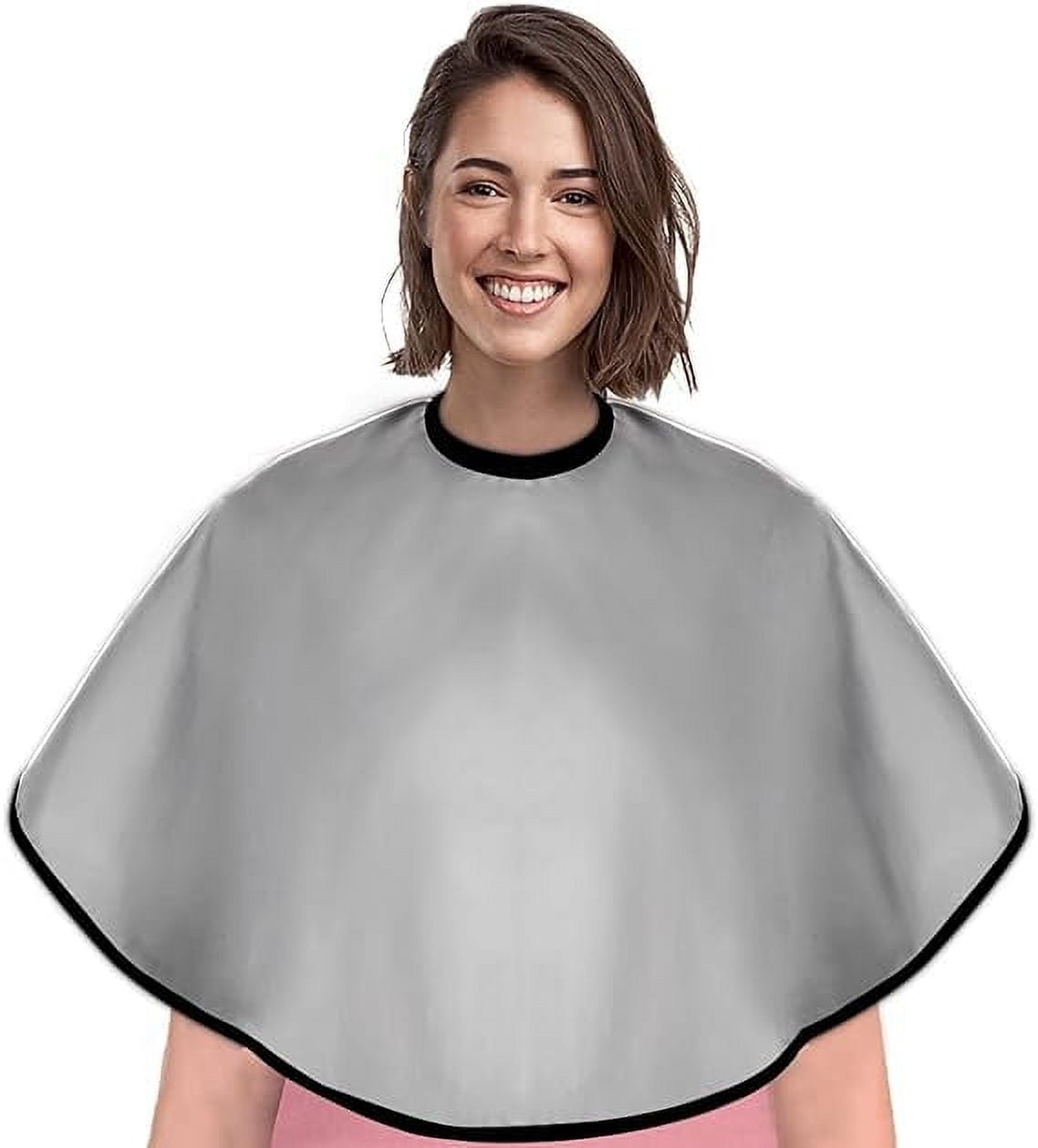 Waterproof Nylon Salon Hair Cutting Cape, Short Barber Cape, Makeup