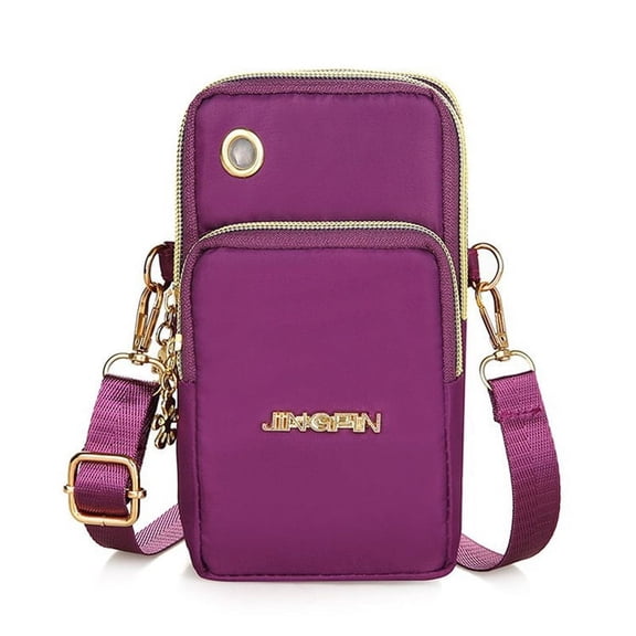 Waterproof Nylon Women Crossbody Phone Shoulder Bag Small Pouch Case Belt Wallet