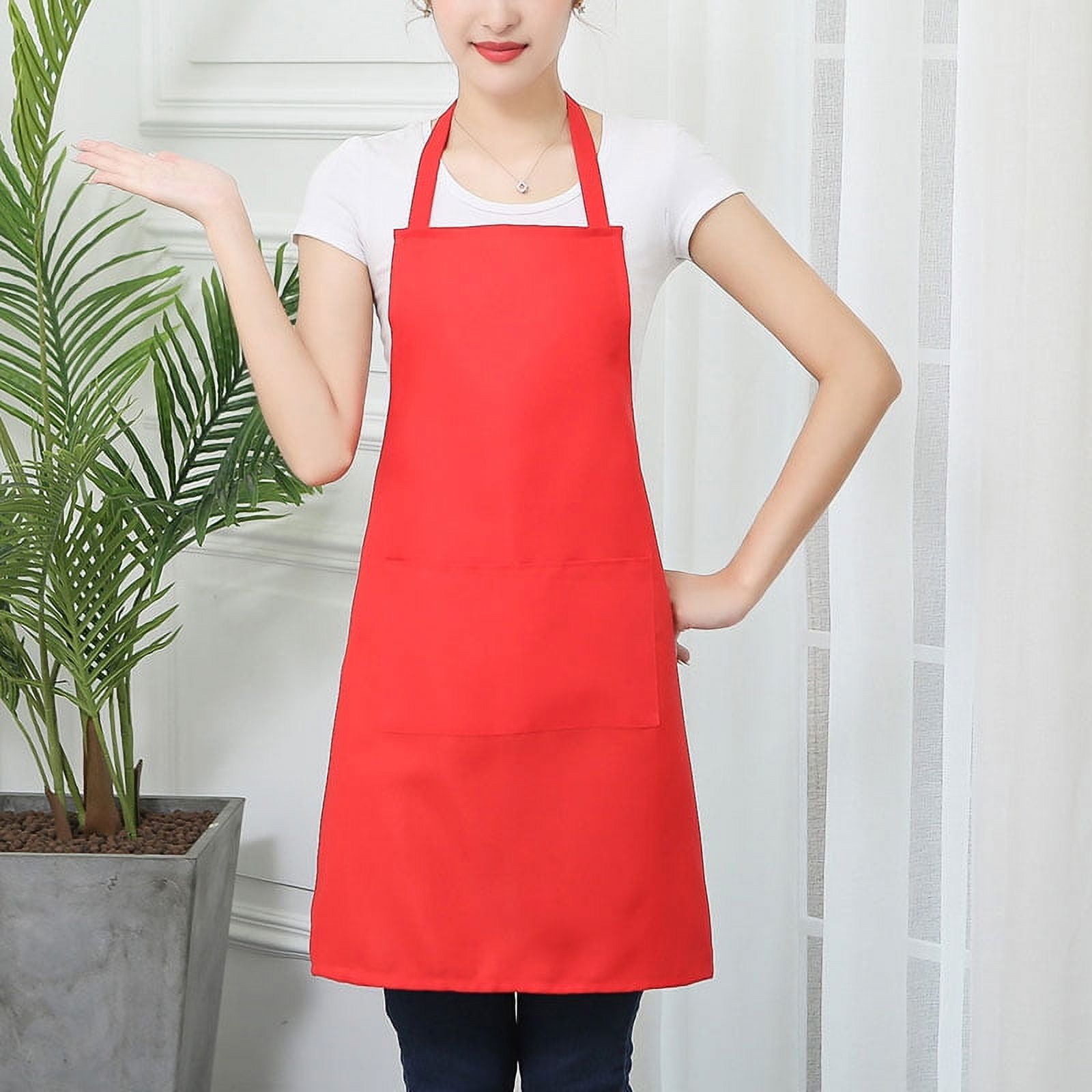 Waterproof Oil Cooking Apron Chef Aprons For Women Men Kitchen Bib Apron Idea For Dishwashing 