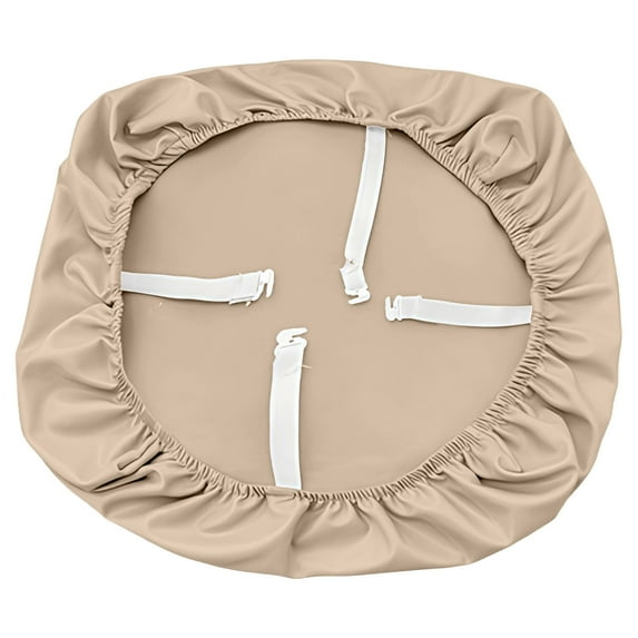 Waterproof & Oil-Proof PU Leather Chair Cover | Stretchable Elastic Dining Chair Slipcover | Universal Fit 36-48cm | Dust-Proof & Scratch-Resistant Seat Cover for Home & Office