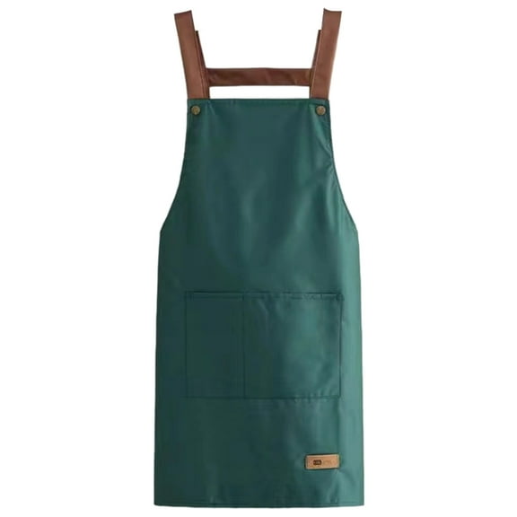 Waterproof Oil-Resistant Kitchen Apron with Adjustable Ties, Comfortable Wear, Easy to Clean, Includes Mobile Phone Pocket