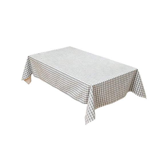 Waterproof Oilproof Dirtproof Checkered Rectangular Table Cloth Tablecloth Table Cover for Dining Room Kitchen Office Farmhouse Rural Decor 47.24x62.99 Inch Nylon Small Versatile Outdoor