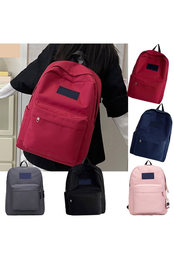 Waterproof Outdoor Backpack, Large Capacity Fashion Multifunctional Backpack with Side Water Bottle Pocket & Front Pocket, for Camping Travel Hiking(Black)