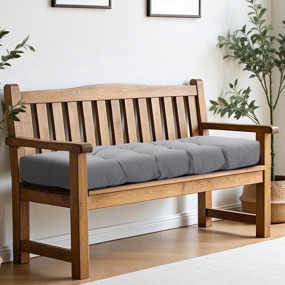 Bench Cushion Patio Loveseat – Thick Outdoor 42" x 16" Seat Pad for Porch Swing, Garden, Deck, Balcony, RV, Indoor & Outdoor Benches – Durable, Stylish & Comfortable with Ties