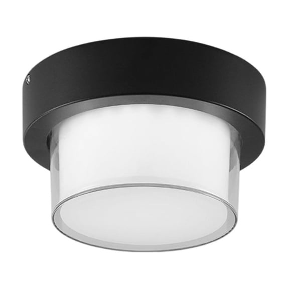 Waterproof Outdoor Ceiling Light Fixture, Modern Flush Mount Iron Lamp With Weather Resistant Design, Decorative Lighting For Balcony Entrance Terrace Courtyard And Hallway Spaces