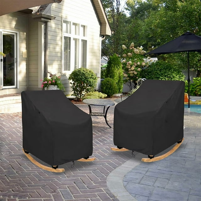 Waterproof Outdoor Chair Covers for Adirondack,2 Pack Outdoor Rocking