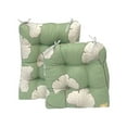 thumbnail image 1 of Waterproof Outdoor Chair Cushions, Rocking Chair or Wicker Chair Cushion with Ties, for Garden Chairs, Patio Furniture, Green, 1 of 6