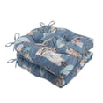 thumbnail image 1 of Waterproof Outdoor Chair Cushions Set of 2, 19x19x3.5 Inch Patio Seat Cushions with Ties, Tufted High-Density Foam Pads for Patio Furniture, Garden, Kitchen, and Office Chairs, 1 of 5