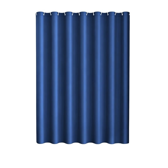 Waterproof Outdoor Curtain for Patios and Pergolas, EVA Fabric, Privacy Protection, Wind and Rain Resistant, with Hanging Rings - Opaque Blinds for Outdoor Use,Navy