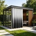 thumbnail image 1 of Waterproof Outdoor Curtain Single Panel Thickened Privacy Weather Protection with Hanging Rings for Patio Porch Pergola 78x70in, 1 of 6