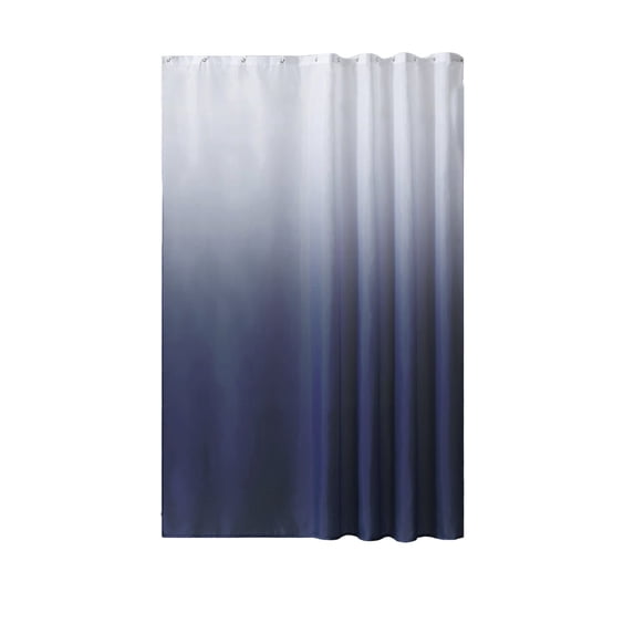 Waterproof Outdoor Curtains for Patios - Thickened Privacy Panels with Metal Rings, Weatherproof & Sun-Shading, Ideal for Porches and Pergolas - One Single Panel Dark Blue