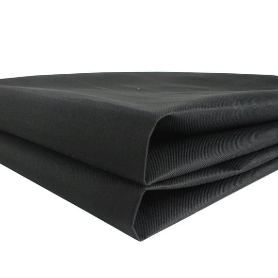 Waterproof Outdoor Fabric 300 Denier Black Water Repel Canvas Fabric Fade Resistant