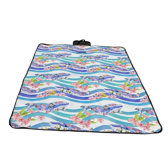 Waterproof Outdoor Picnic Beach Blanket Mat Lightweight Portable 72" x 58"