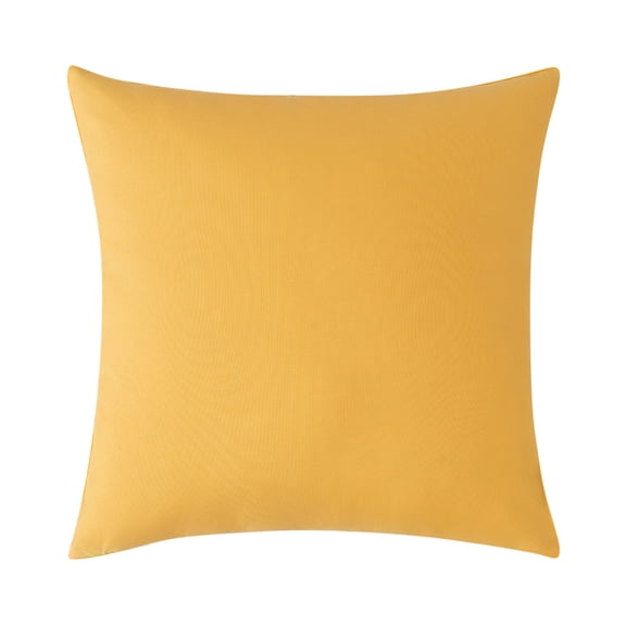 Waterproof Outdoor Pillow Cover, Modern Solid Color Cushion Case, Outdoor Waterproof Throw Pillow Covers 18X18 Set of 1 Decorative Yellow,For Patio Tent Balcony Couch Sofa