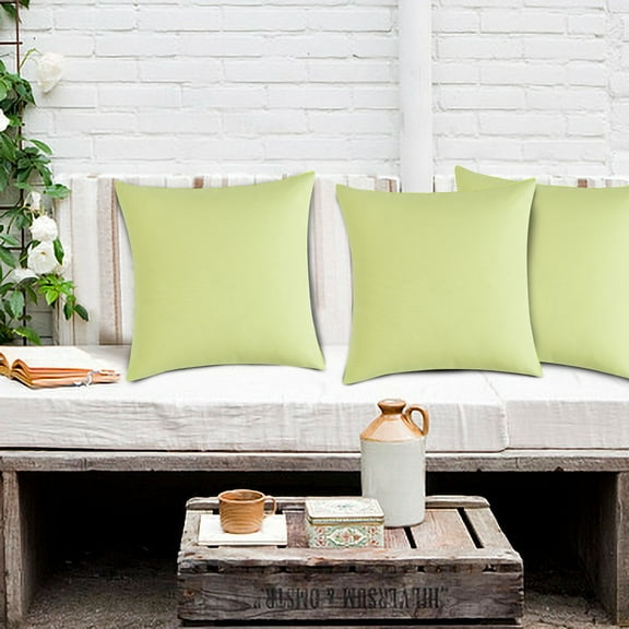 Waterproof Outdoor Pillow Cover, Modern Solid Color Design, 45x45cm Size, Durable for Patio and Garden Furniture, Easy Clean for Weather Resistance