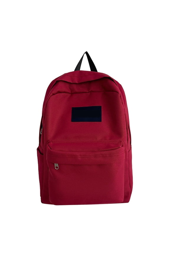 Waterproof Outdoor Polyester Backpack | Fashion Versatile Large Capacity Bag | Multi-Functional, Zipper Closure, Padded Straps, Organizer & Side Pocket | 16.53x12.99x8.26 in