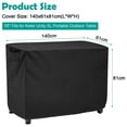 Waterproof Outdoor Prep Movable Dining Cart Pizza Oven Patio Grill
