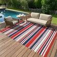 thumbnail image 1 of Waterproof Outdoor Rug 8x10/9×12/9×18, Plastic Straw Patio Camping Rug, Indoor Outdoor RV Mat Carpet for Deck, Camper, Porch, Balcony, Backyard, Picnic, 1 of 8
