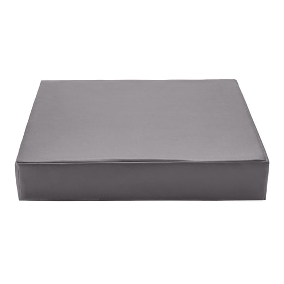 Waterproof Outdoor Seat Cushion Non Slip Chair Pad Square 15.7x15.7 Inch For Patio Kitchen Dark Gray