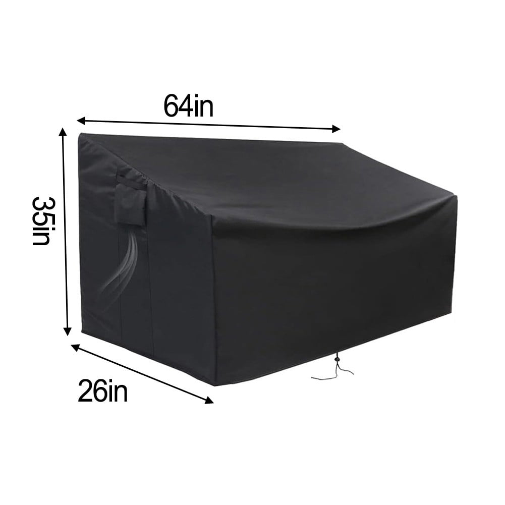 Waterproof Outdoor Storage Bench Cover Durable Protective Cover for 70 ...
