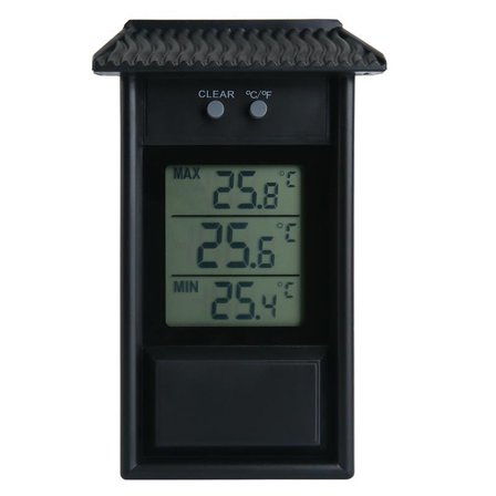 Waterproof Outdoor Temperature and Humidity Meter with Memory Function