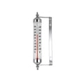thumbnail image 1 of Waterproof Outdoor Thermometer, Adjustable Angle Temperature Gauge, Wall Mount Patio Monitor, Battery Free Metal Garden Decor, Silver 9.65x3.15x1.42in, 1 of 6