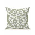 thumbnail image 1 of Waterproof Outdoor Throw Pillows with Inserts 16"x16", Baroque Sage Green Soft Decorative Pillowcases for Couch Bedroom, Vintage Damask Classic Floral Pillow Covers for Sofa Living Room, 1 of 8