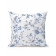 thumbnail image 1 of Waterproof Outdoor Throw Pillows with Inserts 18"x18", Blue White Spring Floral Soft Decorative Pillowcases for Couch Bedroom, Summer Botanical Birds Pillow Covers for Sofa Living Room, 1 of 8