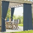 thumbnail image 1 of Waterproof Outdoor Window Screen Curtain | Transparent Patio Terrace Protection | Durable Polyester with Metal Rings | Breathable Shade for Porch Balcony | 1 Piece | 83.85x51.96in | Multi-Color, 1 of 6