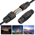 thumbnail image 1 of Waterproof Outdoor Wire Connectors – 3-In 3-Out Electrical Junction Box for Garden Lights, Patio & Landscape Wiring (Plastic), 1 of 4
